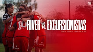 River vs Excursionistas Fútbol femenino  EN VIVO [upl. by Acinnod285]