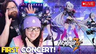 Honkai Impact 3rd Concert  Starfire Sonorant REACTION  Our FIRST HI3 Concert [upl. by Nnaillij]