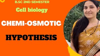 Chemi Osmotic Hypothesis BSc 1st yr zoologyATP Synthase in mitochondriaOxidative Phosphorylation [upl. by Anastice]