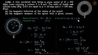 3245  Irodov Solutions  Electrodynamics [upl. by Sloane350]