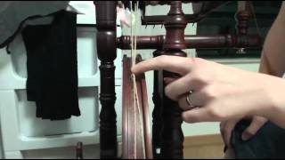 Breaking in a New Wheel Kromski Minstrel Part 1  Expertly Dyed [upl. by Krigsman338]