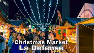 La Défense Marché de Noël 2023  Largest Christmas Market in Île de France Near Paris France [upl. by Feil971]