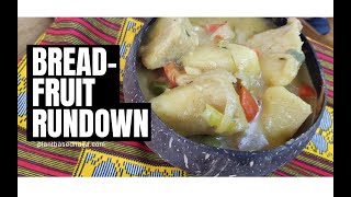 VEGANVEGETARIAN Breadfruit Ukwa Rundown curry vegan  Plantbased Naija [upl. by Falzetta]