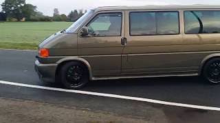 Vw t4 25 tdi sound 70mm Abgasanlage [upl. by Enohs101]