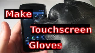 Make Touchscreen Gloves No sewing [upl. by Raquel]