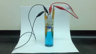 CRHS McIrvin  Copper chloride electrolysis demo [upl. by Adok]