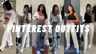 Recreating Pinterest Outfits Streetwear Edition [upl. by Ernestus294]