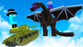 We Tame the Ender Dragon and Destroy a City in Teardown Multiplayer [upl. by Adile]