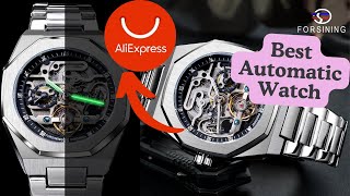 Forsining Casual Automatic Watch  Mens Wristwatches  Luminous Military Watches [upl. by Yelsek]