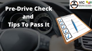 PreDrive Check and Tips to Pass it  VIC Driving School [upl. by Stormie]