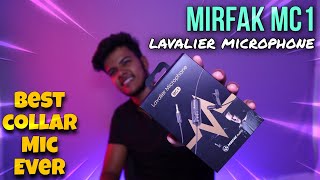 Mirfak MC 1 Lavalier microphone  Best Collar Mic For Video  Mirfak vs Boya Collar Mic microphone [upl. by Atteiluj]