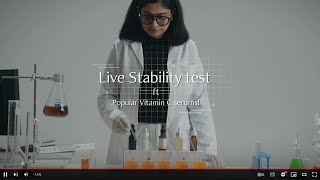 Live Vitamin C Serum test featuring our CEO vitamincserumforface vitamincserum [upl. by Doughty926]