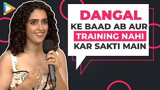 Sanya Malhotra quotAn actor who is the PAGGLAIT of Bollywood isquot Rapid Fire [upl. by Llerrah]