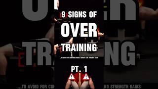 9 Signs of Overtraining Pt 1 fitness weightlifting gym workout [upl. by Kimberlyn]