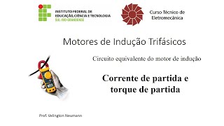 264  MIT  Corrente de partida e torque de partida [upl. by Minardi353]