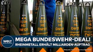 DEUTSCHLAND Rüstungskonzern Rheinmetall erhält BundeswehrRekordauftrag über 85 Millionen Euro [upl. by Mungam724]