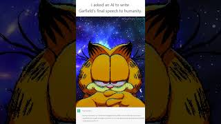 Garfield ENDS humanity 😱 shorts [upl. by Ateekan668]