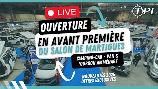 LIVE  Ouverture du Salon du CampingCar Van et Fourgon Aménagé à Martigues [upl. by Aika693]