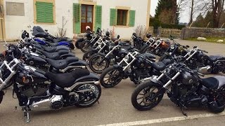 Harley Davidson Breakout Friends Rideout 020416 [upl. by Enyamert]