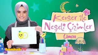 Kevser ile Neşeli Çizimler  49 Bölüm  Limon Resmi Çiziyoruz 🍋 [upl. by Naiviv]