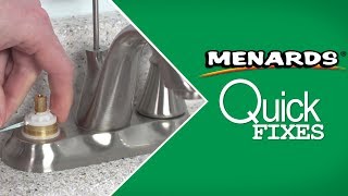 How To Repair a Leaky Faucet  Menards [upl. by Stouffer]