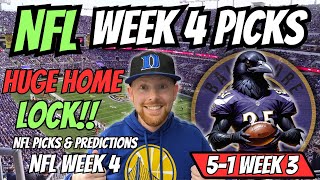 NFL Picks Week 4  NFL Picks Today 9292024  Free NFL Picks Predictions amp Sports Betting Advice [upl. by Harshman742]