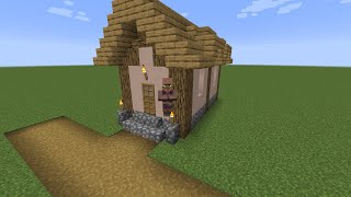 How to build a Minecraft Village Temple 2 114 plains [upl. by Eikcim]