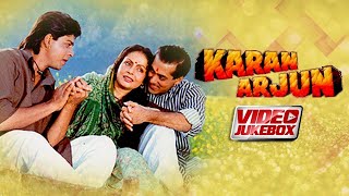 Karan Arjun  Video Jukebox  Salman Khan  Shahrukh Khan  Kajol  Mamta  Karan Arjun 1995 [upl. by Clough]