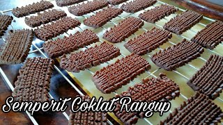 Resepi Biskut Semperit Coklat Mudah Dan Rangup Ikut Sukatan Cawan [upl. by Pros]