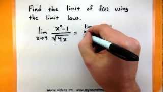 Calculus  The laws of limits [upl. by Yand]