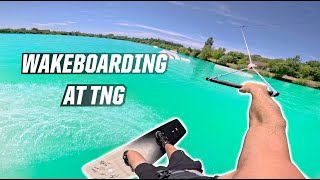 WAKEBOARDING AT TNG CABLE PARK [upl. by Ahsitil]