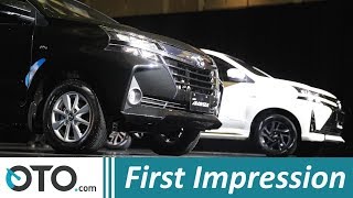 Toyota Avanza amp Veloz 2019  First Impression  Ini Dia Wujud Barunya  OTOcom [upl. by Anileva]