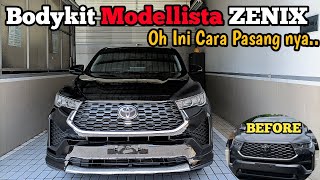 🔴Upgrade Bodykit MODELLISTA For Innova Zenix Tipe Tertinggi  Detail Harga Part  Diary Otomotif [upl. by Danete345]