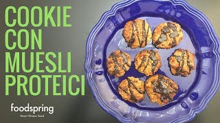 Come preparare i cookies con Muesli Proteici │Ricetta fit e veloce  foodspring® [upl. by Veats]