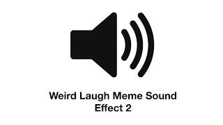 Weird Laugh Meme Sound Effect 2 [upl. by Netsreik]