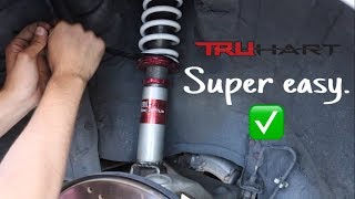 adjusting coilovers on 350z [upl. by Alexio457]