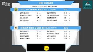 Sowerby Bridge Church Institute CC 3rd XI v Shelf Northowram Hedge Top CC 3rd XI [upl. by Salinas621]