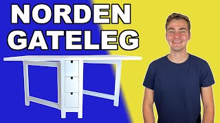 Easy To Follow  NORDEN GATELEG Table IKEA Tutorial [upl. by Nirrad984]