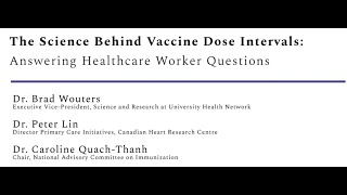 The Science Behind Vaccine Dose Intervals Answering Healthcare Worker Questions [upl. by Munafo]