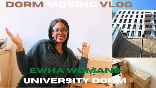 Dorm Moving Vlog Ewha Womans University EHouse Dorm  Life in Korea Vlog 🇰🇷 [upl. by Ritz844]