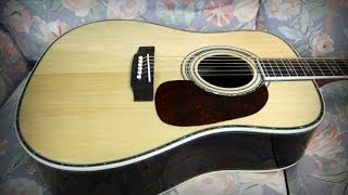 Unboxing Chinese Martin D45S copy [upl. by Ryter501]