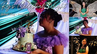 Rys Celestial Night 💜💚 DEBUT vlog • turing 18 [upl. by Caritta]