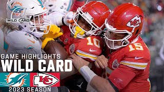 Miami Dolphins vs Kansas City Chiefs Game Highlights  NFL 2023 Super Wild Card Weekend [upl. by Neirda934]