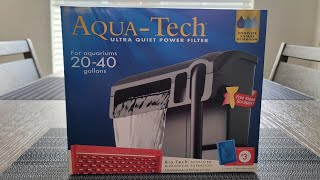 Unboxing AquaTech Ultra Quiet Power Filter  Setup [upl. by Frisse]