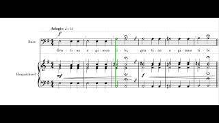 Vivaldi Gloria4 Gratias agimus tibi Bass rehearsal track [upl. by Stander]