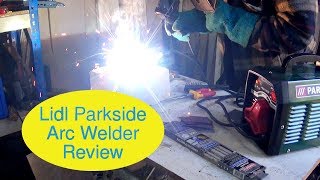 Lidl Parkside Arc Welder review PESG 120 B3 [upl. by Siulegroj]