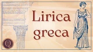 Letteratura greca 1 lirica greca [upl. by Nihsfa]