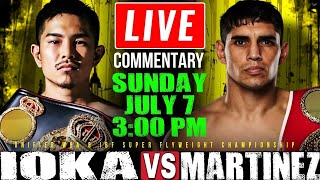 🔴LIVE Kazuto Ioka vs Fernando Martinez Full Fight Commentary Unified Super Flyweight Championship [upl. by Christye976]