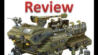 Review UNSC Elephant Halo Mega Bloks TheSSMotion [upl. by Enalb]