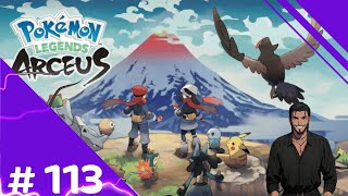 Catching The Legendary Pokémon Thundurus amp Massive Mass Outbreaks  Pokemon Legends Arceus Part 113 [upl. by Ennaerb]